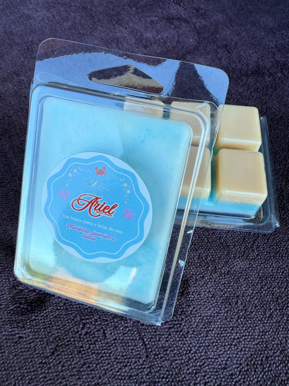 Wax Melts Ariel: Marinho, jasmim e cedro 🌊