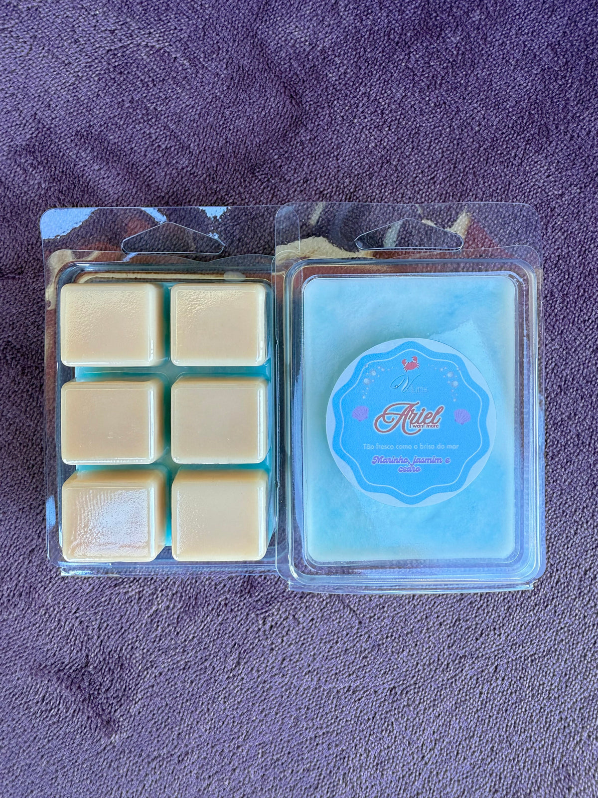 Wax Melts Ariel: Marinho, jasmim e cedro 🌊