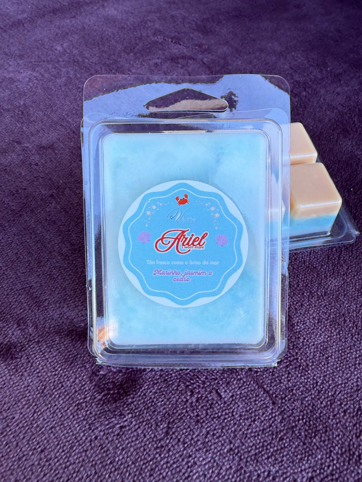Wax Melts Ariel: Marinho, jasmim e cedro 🌊